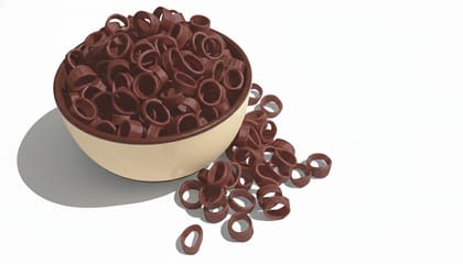 Ragi Snack Papad, Ragi Papad, Finger Millet Papad, Ragi Fryums, Millet Rings Papad 1kg