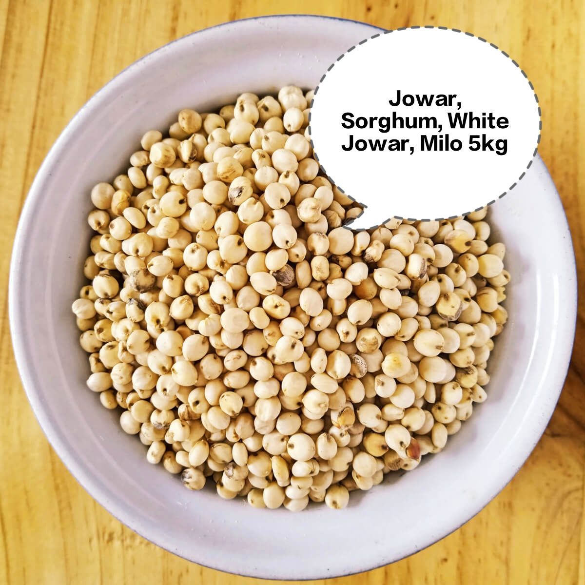 Jowar, Sorghum, White Jowar, Milo, Great Millet 5kg