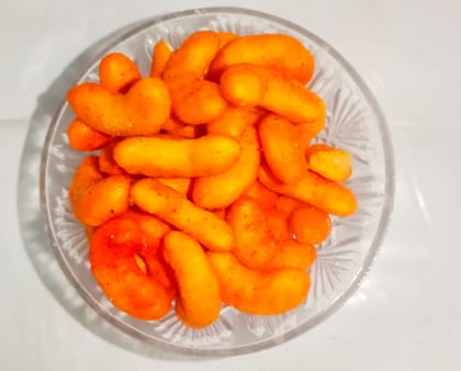 Sweet Spicy Puff Namkeen, Masala Puff Snack, Crunchy Corn Puff, Sweet & Salty Puff, Spicy Namkeen Puff 500gm