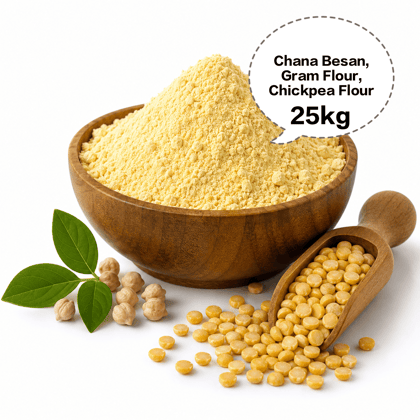 Chana Besan, Gram Flour, Chickpea Flour, Besan Flour, Premium Chana Besan 25kg