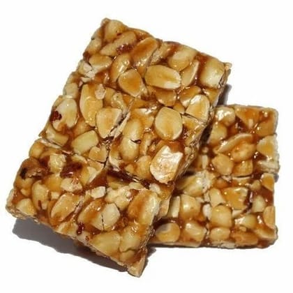 Peanut Chikki, Moongfali Gur Patti, Groundnut Brittle, Shengdana Chikki, Gur Badam Bar 400gm