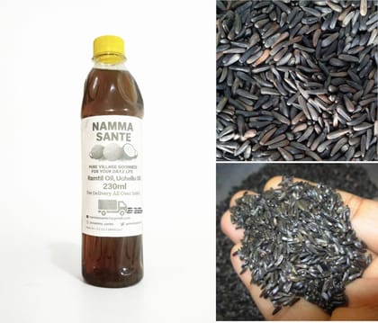 Ramtil Oil, Uchellu Oil, Niger Seed Oil, Ramtil Tel, Kalatil Oil 230ml