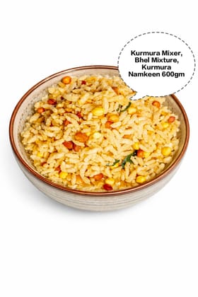 Kurmura Mixer, Bhel Mixture, Kurmura Namkeen, Murmura Mix, Churmura Mixture 600gm