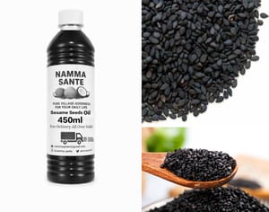 Sesame Seeds Oil, Til Oil, Gingelly Oil, Nallennai, Ellu Ennai 450ml