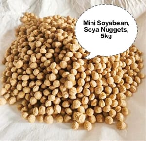 Mini Soyabean, Soya Nuggets, Soya Chunks, Meal Maker, Nutri Nuggets 5kg
