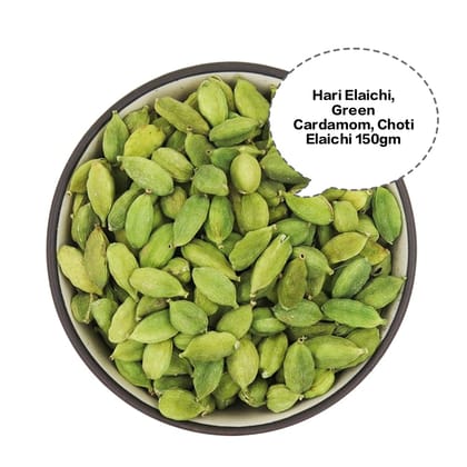 Hari Elaichi, Green Cardamom, Choti Elaichi, Cardamom Pods, Premium Cardamom 150gm